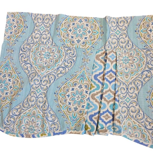 2 Waverly Home Classics Moonlit Medallion Celestial Valances Multicolored Blue - Picture 3 of 8